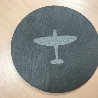 Set of Spitfire Coasters in Welsh Slate - Hand Crafted