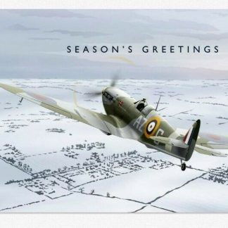 The Spitfire Society pack of 10 Aksel Season's Greetings A6 greeting cards
