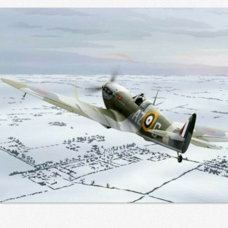 The Spitfire Society pack of 10 Aksel Christmas A6 greeting cards